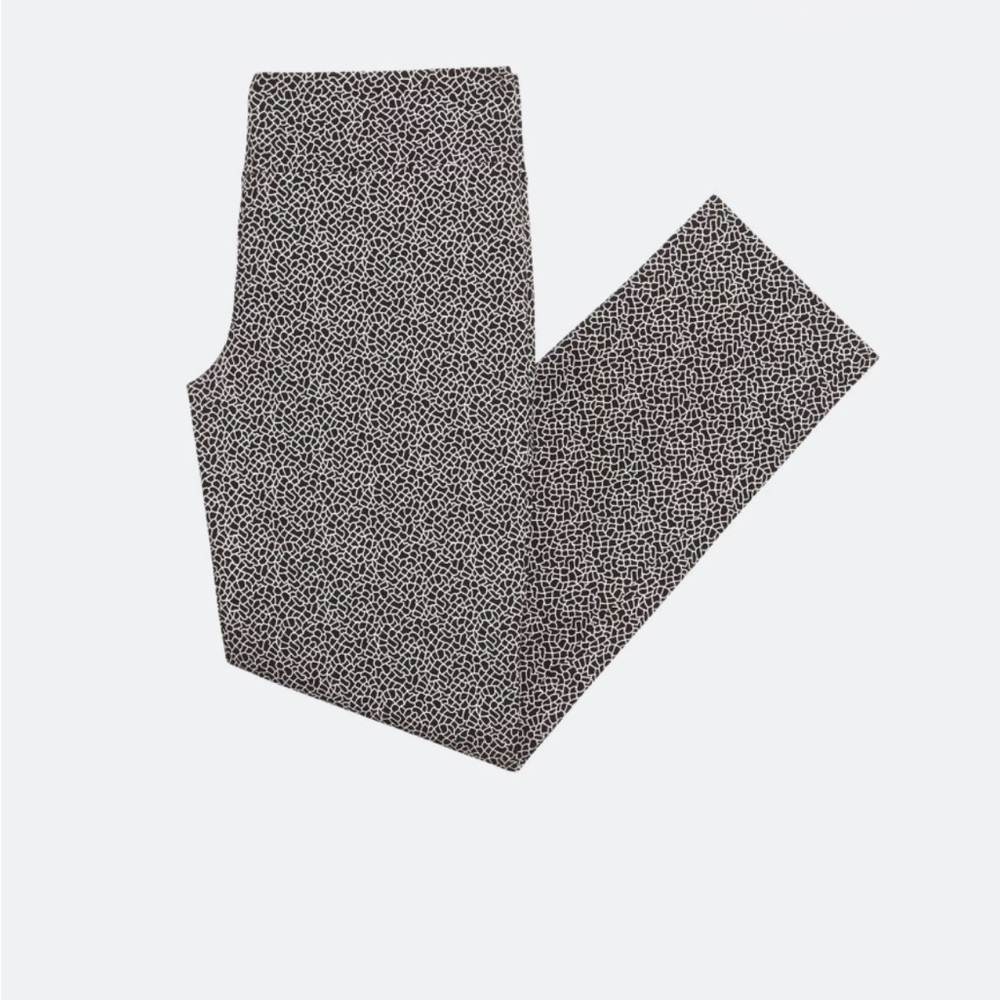 Margaret M Black and White Straight Leg Pants